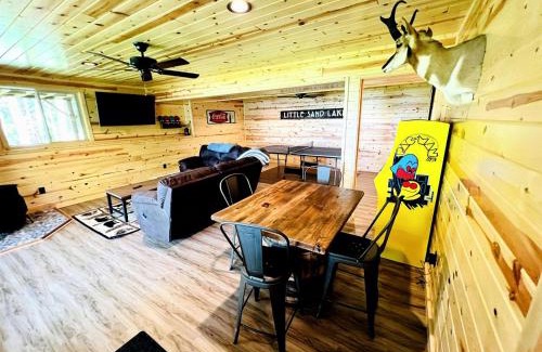 Stone Lake House | Outstanding Retreat with Dock, Game Space and Lake Views in Wisconsin