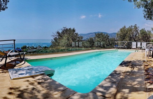 Plomari Villa | Ouzo Villas 2, Accessible 3BR villa at Ag. Isidoros, Plomari, Lesvos