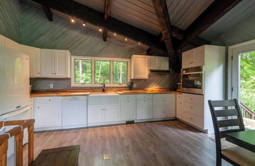 Dorset House | Owl Brook: Creekside Mid-Century Escape