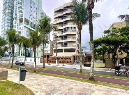 Vilamar Apartment | Pé na areia, frente mar, wi-fi e garagem coberta no Caiçara - PG