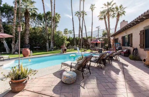 Palm Springs Apartment | P.S.1/Bd 1/Ba CASITA Separate from House Pool View