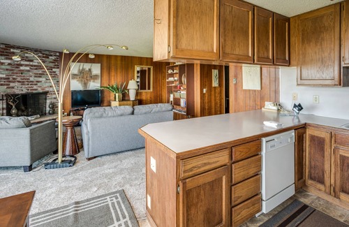 Gearhart Condo | P453 2 Bedroom 1st floor, Stairs down to the unit, No cleaning fees