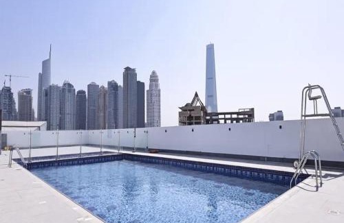 Jebel Ali Apartment | Palette Lavish Apartments at Concord tower with Rooftop Pool