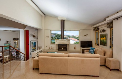 Roussospiti Villa | Palladio Luxury Villa with amazing view