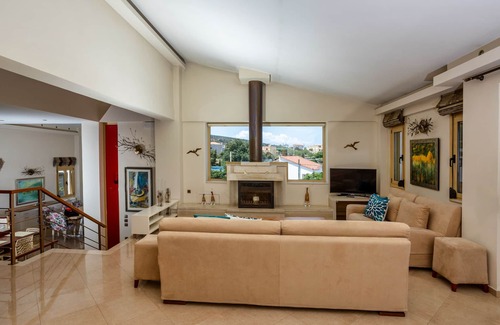 Roussospiti Villa | Palladio Luxury Villa with amazing view