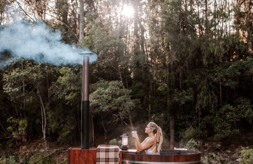 Austinville Cabin | Palmer&Gunn -Wee Tiny- Hot Tub by the creek