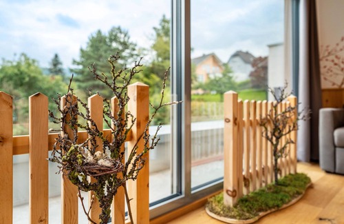 Buehlertal Apartment | Panorama Nature Room 'Bird's Nest' with Stone Pine Wood, Panoramic View and Air Conditioning
