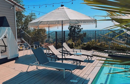 North Tustin House | Panorama Tropical Mountain Resort & Spa - Sunset view