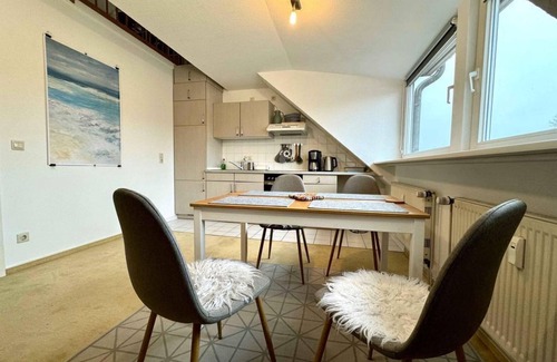 Bad Segeberg Apartment | Panoramablick - Appartement/fewo, Dusche, WC, Wohn-/schlafraum