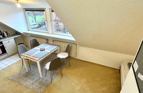 Bad Segeberg Apartment | Panoramablick - Appartement/fewo, Dusche, WC, Wohn-/schlafraum