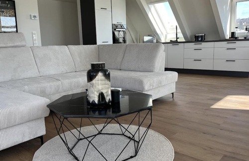 Kupferdreh Apartment | Panoramablick auf Baldeneysee