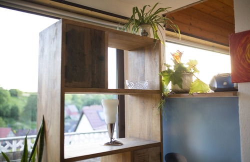 Konitz Apartment | PanoramaStudio mit Hängematte, WiFi, Küche, Bad, Sofa, 7 Min. zum Thüringer Meer