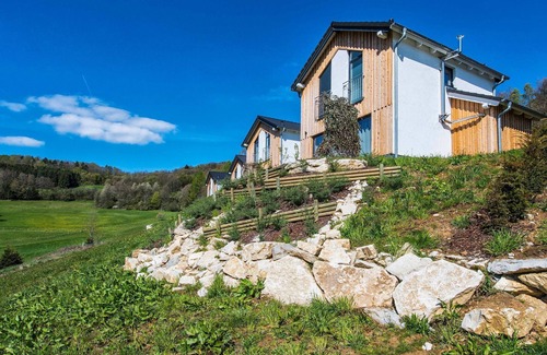 Mistelgau House | Panoramic bungalow type 50 TP 02 - Panoramic bungalow (50) in the vacation village at the Obernsees thermal spa