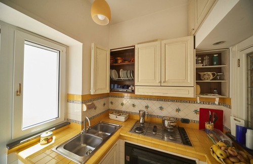 Marina Grande Villa | Panoramic house on Naples gulf and Capri harbor, with terrace and garden