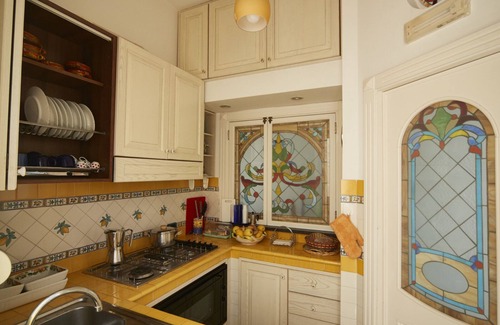 Marina Grande Villa | Panoramic house on Naples gulf and Capri harbor, with terrace and garden