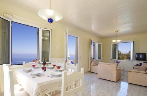 Mesovounia Villa | Panoramic sea view villa with swimming pool