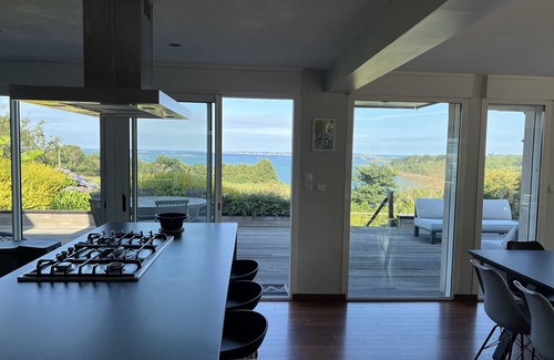 Lanmodez Villa | Panoramic sea view villa with heated indoor pool