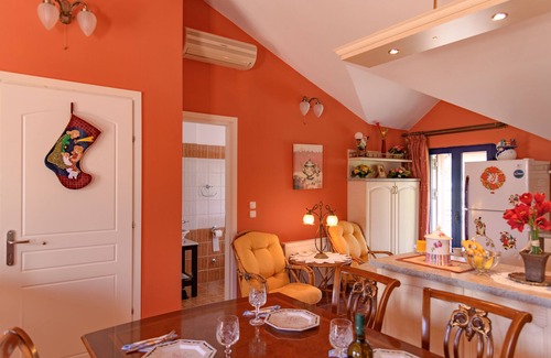 Kefalonia Apartment | Panoramic Sea Views. Private terrace. Walking distance to center and beaches.