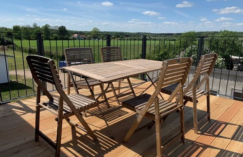 Zarrendorf Apartment | Panoramic view 1 - Landhaus Wiesenblick