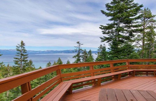 Tahoma House | Panoramic View Of Lake Tahoe, Access Private Sandy Beach-Buoy Possible