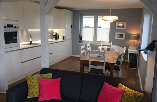 Sassnitz House | Panoramic view to the sea, small garden, quiet and still central location