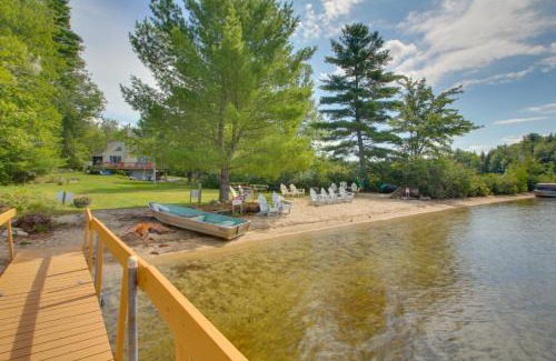Raymond House | Panther Pond Cabin with 200 Ft Sand Beach and Dock!
