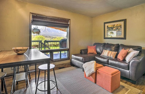 Paonia Apartment | Paonia Apartment w/ Deck + Stunning Mountain Views