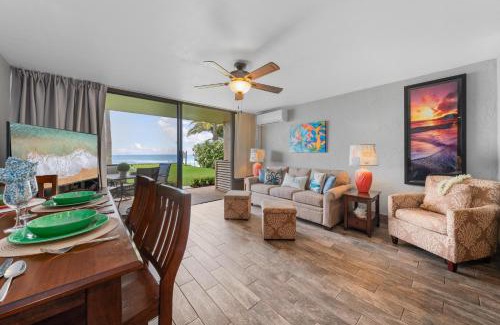 Honokowai House | Papakea A108 · PK A108 Remodeled OceanFront Studio w Ocean Views