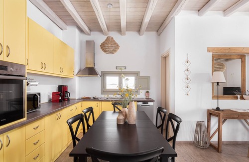 Parikia Villa | Paros House Villa - Elegant Comfort, Private Pool & Stunning Sea Sunset Views
