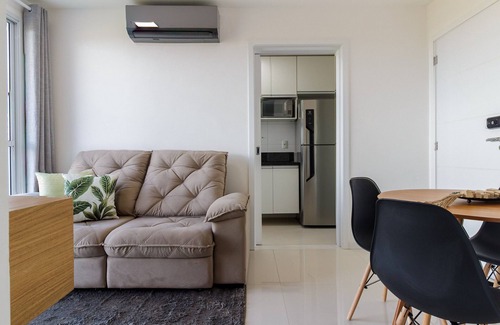 Jockey de Itaparica Apartment | Partial Sea View 2BR/Ac Mall/Beach NOMDS