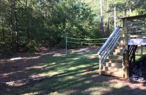 Athens House | Party/Relax in Athens Big sound & Big TVs,Volleyball, horse shoes, got it all.