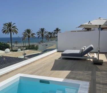 Pasito Blanco Villa | Pasitoblanco Porto Mare 45 Seaview Villa prívate heated pool