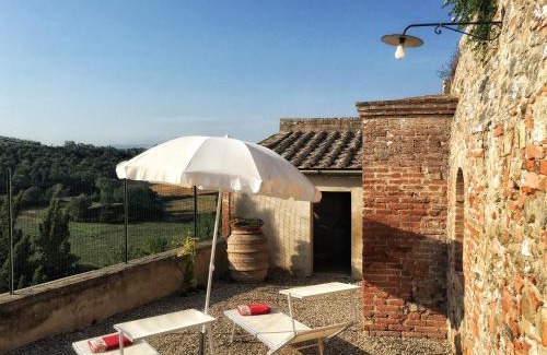 San Giovanni d'Asso Villa | Pasqui Villas La Capanna accogliente casa in paese con vista piscina WiFi