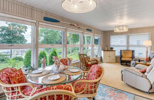 Earlville House | Patio and Water Views Serene Bohemia River Escape!