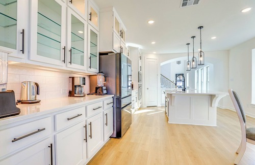 Katy House | Patio & Fenced Yard: Quiet Home in Katy!