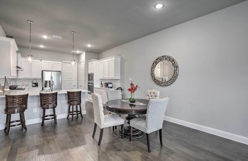 Frisco House | Patio & Game Room: Modern Home in Frisco
