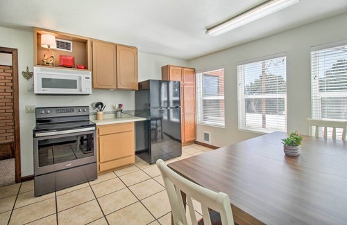 Show Low Apartment | Patio, Grill & Fire Pit: Show Low Escape!