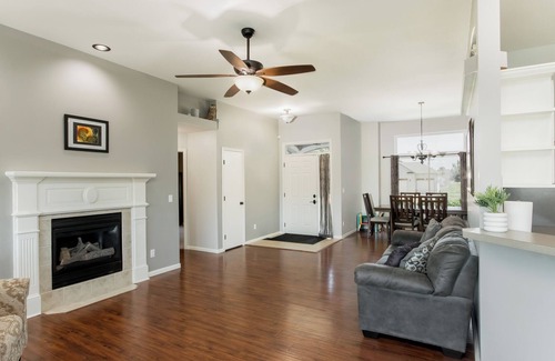 Wichita House | Patio Oasis & Basement Theater