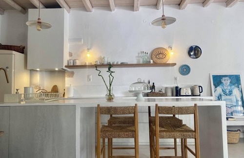 Patmos House | Patmos Beach Stone House, in Sapsila. Slow living on the beach.