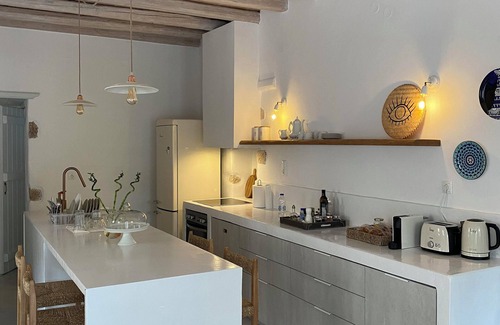 Patmos House | Patmos Beach Stone House, in Sapsila. Slow living on the beach.
