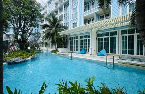 Na Chom Thian Condo | Pattaya boutique studio/private beach/garden-style water apartment/gym