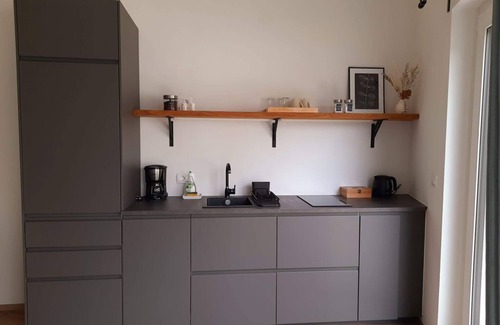 Bad Radkersburg Apartment | Pavillon Nahe Stadtzentrum - Appartement/fewo, Bad, WC, Terrasse
