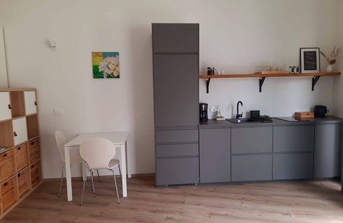 Bad Radkersburg Apartment | Pavillon Nahe Stadtzentrum - Appartement/fewo, Bad, WC, Terrasse
