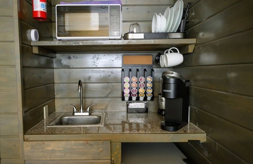 Lake Village Cottage | Peaceful cabin in orchard! Great Internet!