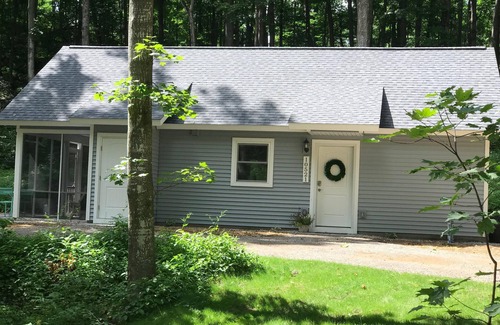 Traverse City Cabin | Peaceful cabin in our private woods, close to bike trail, winery, and lakes.