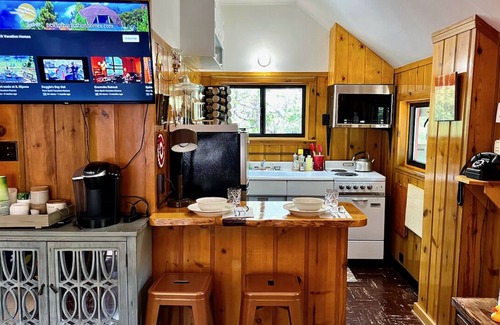 Idyllwild Cabin | Peaceful Cabin: Vintage Stove, Hot Tub, Walk To Town!
