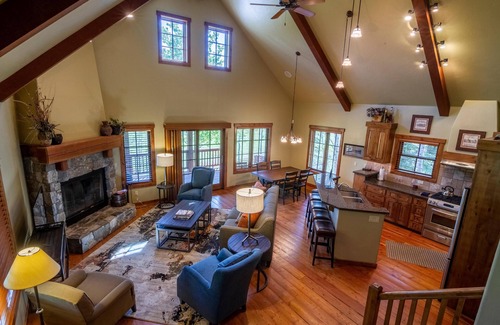 Tamarack Ski Chalet | Peaceful Chalet |Private Hot Tub, Wood Fireplace