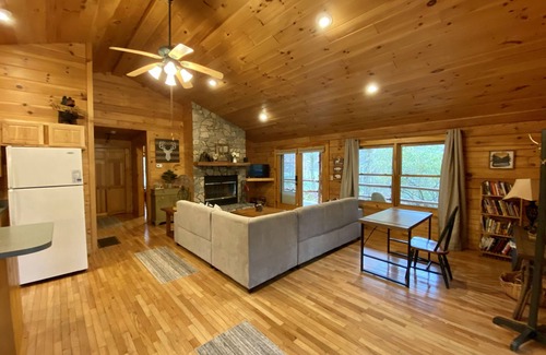 Burnsville House | Peaceful Creekside Retreat at the foot of Mt. Mitchell!