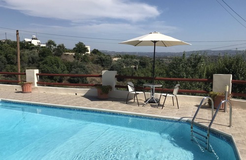 Psathi Villa | Peaceful Detached Villa, Private Pool, Overlooking Olive Groves/Nature Reserve