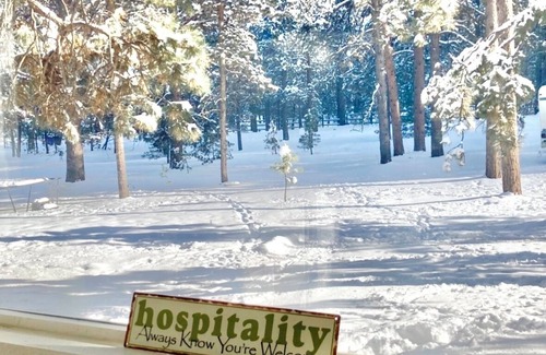 Monument House | Peaceful Forest feel 5ac, Comfy 3bd Monument hidden but close, Deer, USAFA 10mi